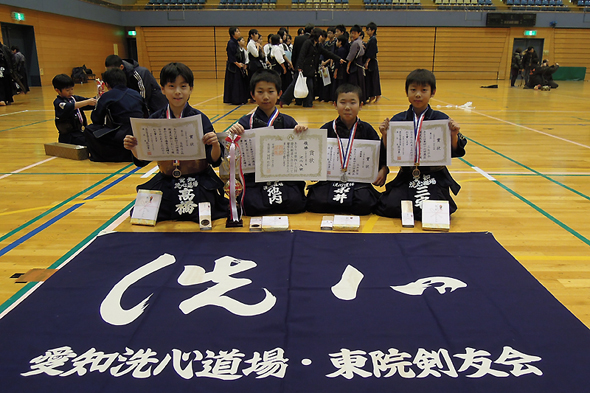 第46回港区剣道大会　小学3・4年生の部　入賞者